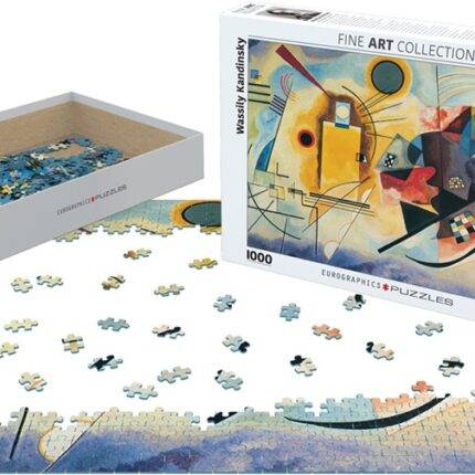 Dėlionė Geltona, Raudona, Mėlyna. Wassily Kandinsky 1000