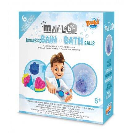 Eksperimentų rinkinys Mini Lab Vonios Burbulai/Bombos. 6 ekspoerimentai