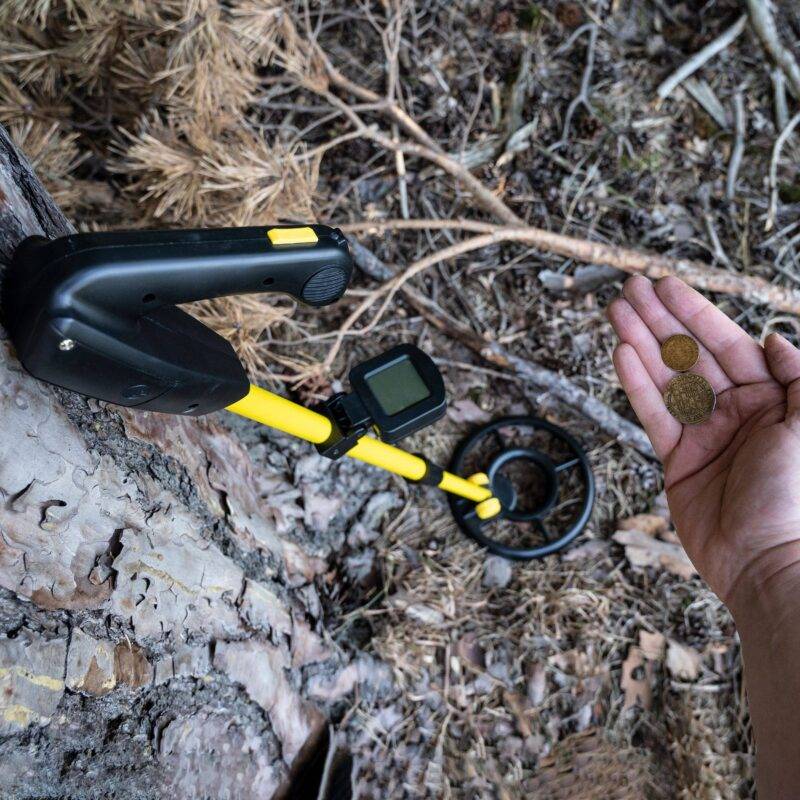 Metalo ieškiklis su LCD ekranu National Geographic. Atsparus vandeniui, iki 12cm gylio - Image 5