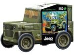 Dėlionė metalinėje dėžutėje Jeep 550 detalių - Image 3