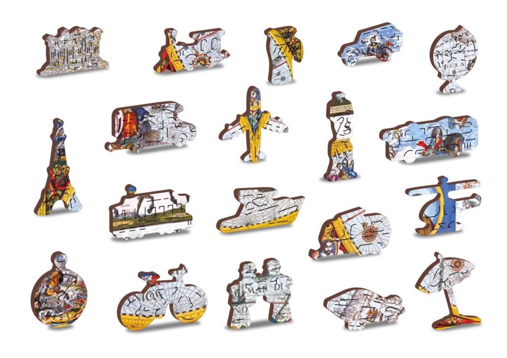 Medinė dėlionė žemėlapis Nova Terrarum 1010 - Image 3
