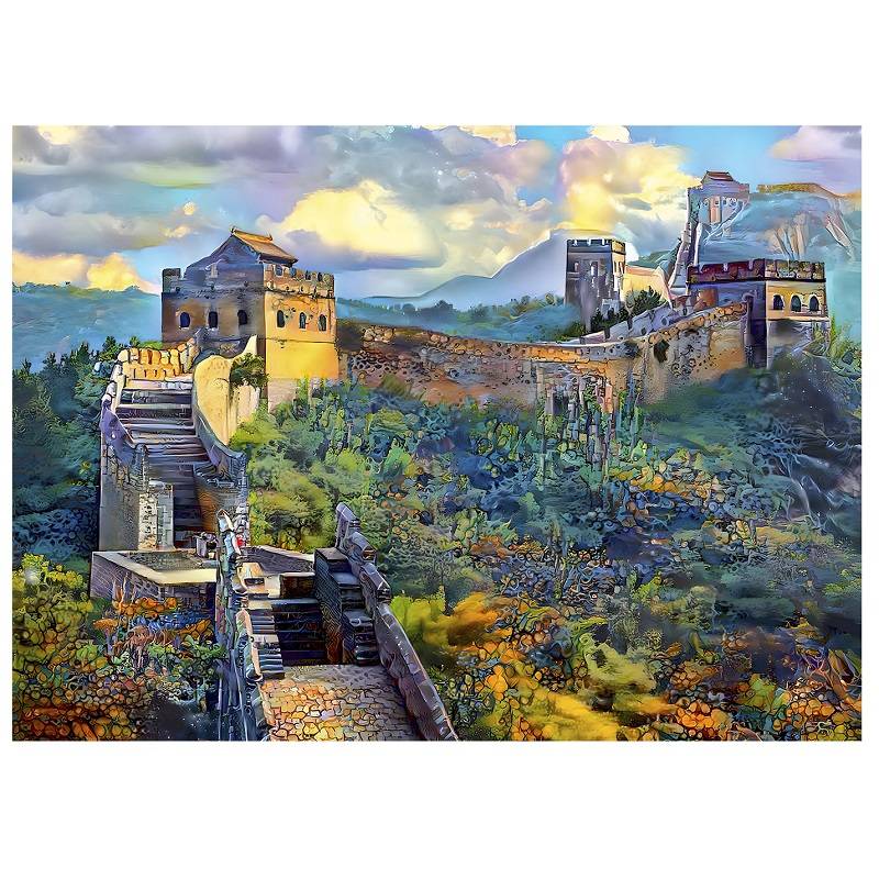 Dėlionė Didžioji Kinijos siena. Pedro Gavidia 1000
