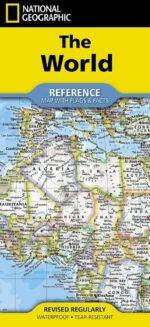National Geographic Pasaulio žemėlapis su vėliavomis ir faktais (sulankstomas) 1:37,213,000
