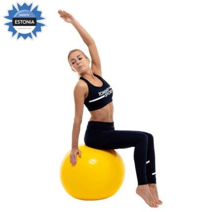 Gimnastikos kamuolys (fitneso, mankštos, sėdėjimo, treniruočių) 85cm skersmens
