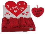 Pliušinė širdelė I Love You 10cm