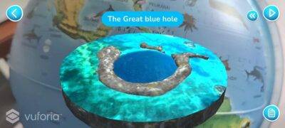 Gaublys gyvūnų-gamtinis AR interaktyvus 25cm