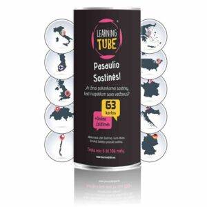 Stalo žaidimas Pasaulio sostinės 2+ žaidėjų Edukaciniai stalo žaidimai