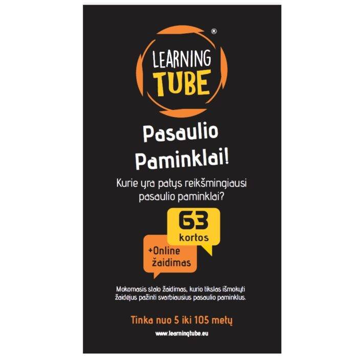 Stalo žaidimas Pasaulio paminklai 2+ žaidėjų