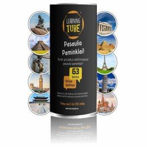 Stalo žaidimas Pasaulio paminklai 2+ žaidėjų Edukaciniai stalo žaidimai