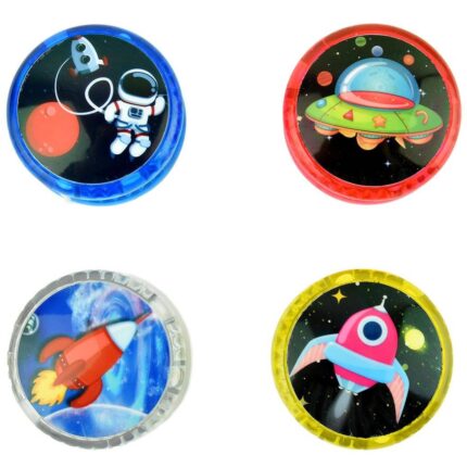 Yo-Yo šviečiantis su kosmoso tematika 5,5cm