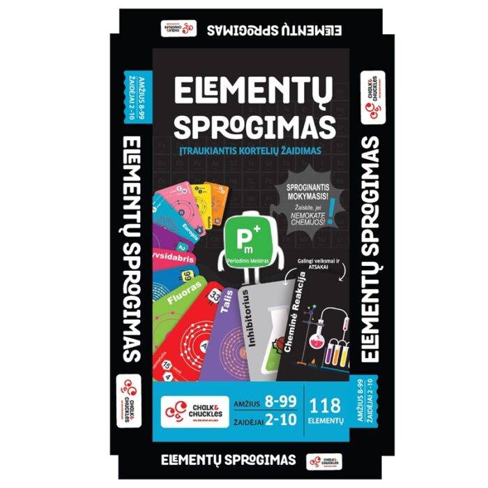 Stalo žaidimas Chemija STEM lietuvių kalba 2-4 žaidėjai