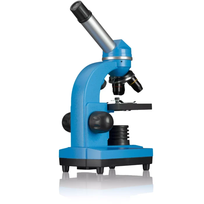 Mikroskopas JUNIOR Biolux SEL Student 40x-1600x Mėlynas