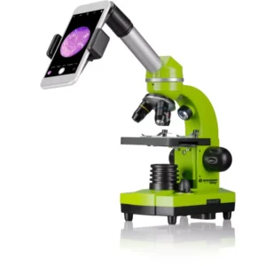 Mikroskopas JUNIOR Biolux SEL Student 40x-1600x Žalias