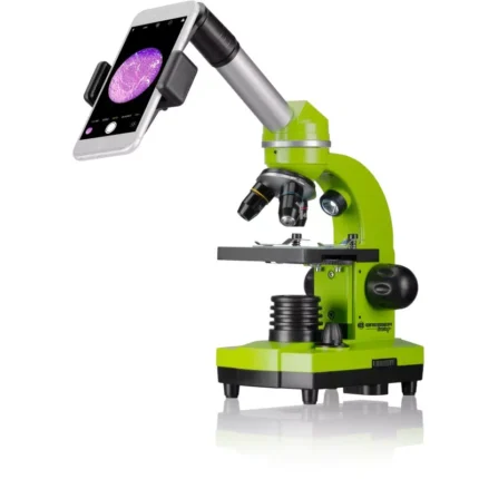 Mikroskopas JUNIOR Biolux SEL Student 40x-1600x Žalias