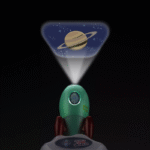 Projektorius ir naktinė lempa 24 skaidrės NATIONAL GEOGRAPHIC