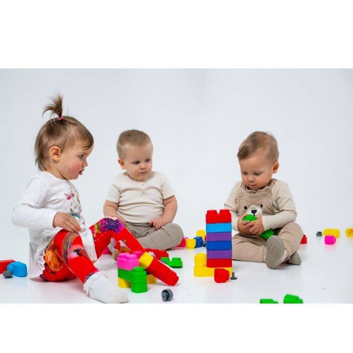 Minkštų blokelių-kaladėlių rinkinys