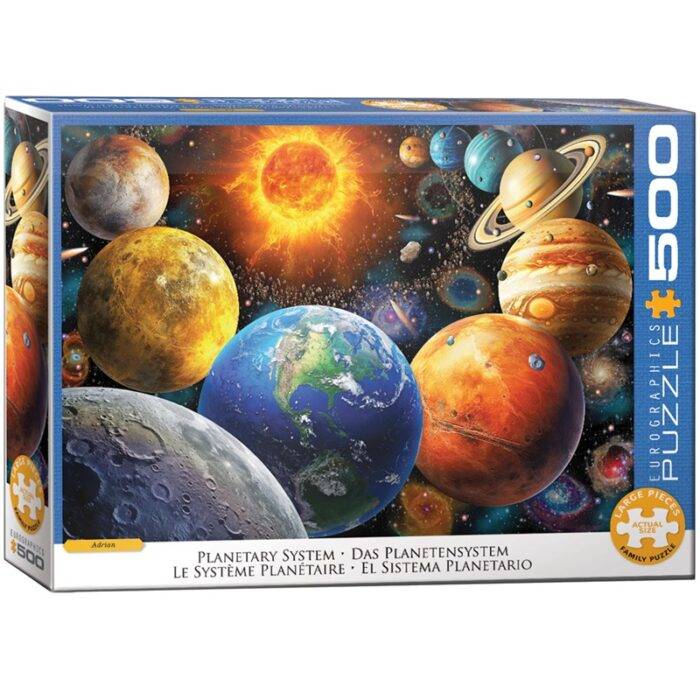 Dėlionė Planetų sistema 500XL