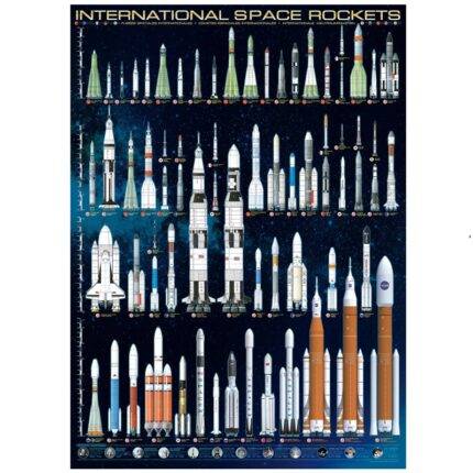 Dėlionė Tarptautinės kosminės raketos 1000