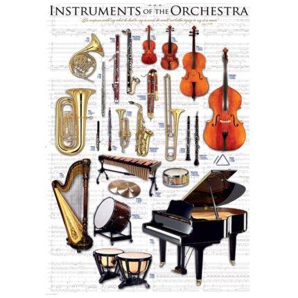 Dėlionė Orkestro instrumentai 1000
