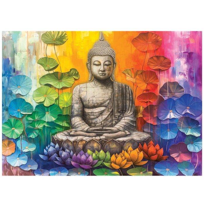 Dėlionė Spalvinga Buda (Buddha) 1000