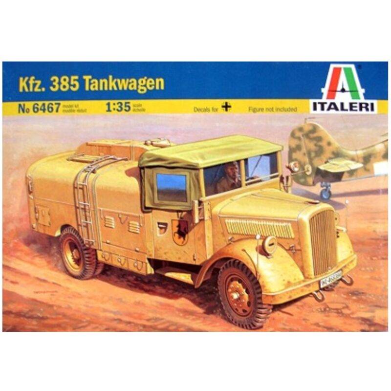 Klijuojamas plastikinis modeliukas German Kfz.385 Tankwagen (African Camouflage) 1/35