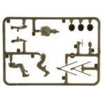 Klijuojamas plastikinis modeliukas Willys MB Jeep with Trailer ITALERI 314 1/35