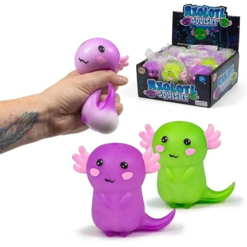 Aksolotlis minkštas squishy 12cm