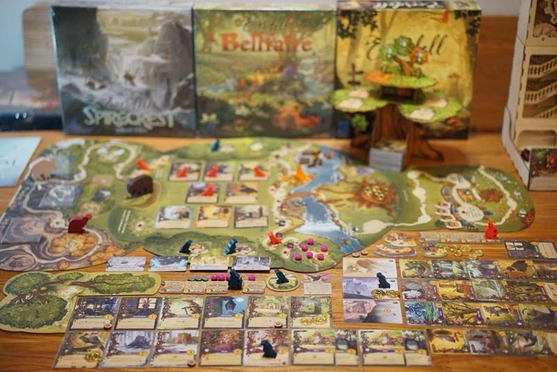 Stalo žaidimo papildymas Everdell: Bellfaire 5-6 žaidėjams
