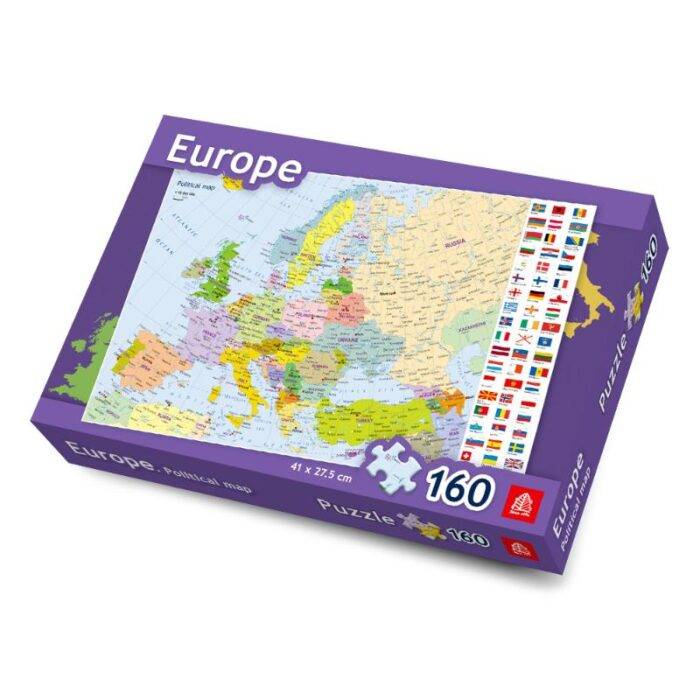 Dėlionė Europos politinis žemėlapis anglų kalba 160