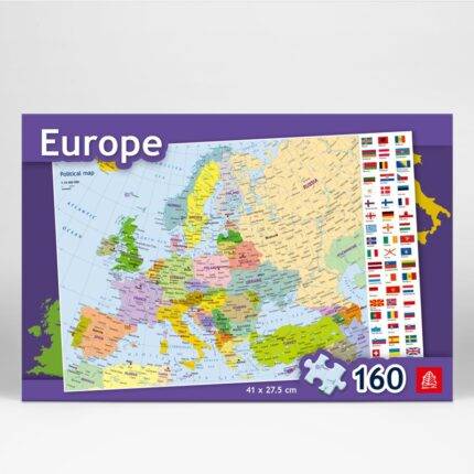Dėlionė Europos politinis žemėlapis anglų kalba 160