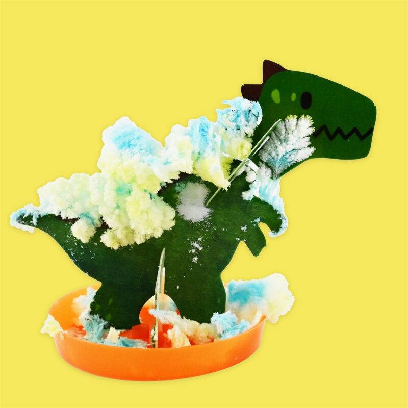 Kristalų auginimas Dinozauras Mini 8cm