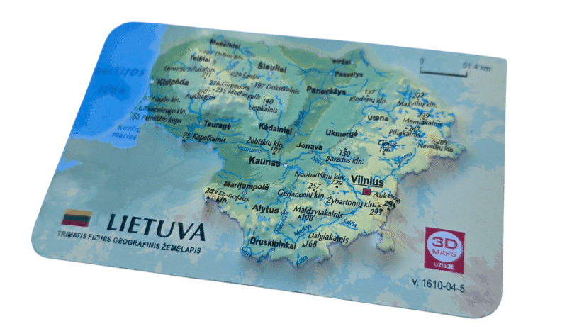 Reljefinis magnetukas LIETUVA