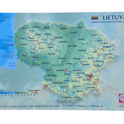 Reljefinis atvirukas LIETUVA