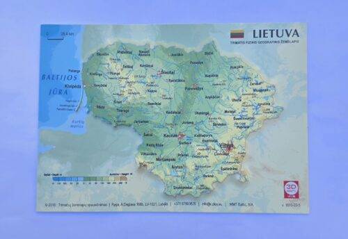 Reljefinis atvirukas LIETUVA