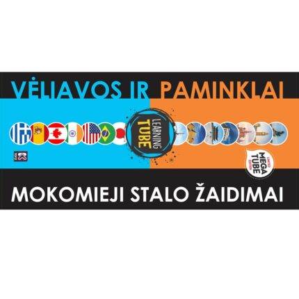 2 mokomieji žaidimai: Pasaulio vėliavos + Pasaulio paminklai. Lietuvių kalba