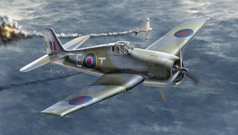 Klijuojamas modelis Hellcat 1305 F6F-3/5 Hellcat. Italeri