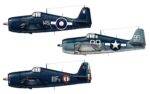 Klijuojamas modelis Hellcat 1305 F6F-3/5 Hellcat. Italeri