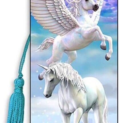 3D skirtukas Pegasas ir vienaragis