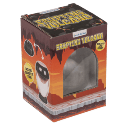 Išsiveržiantis ugnikalnis, dekoratyvinis žaislas