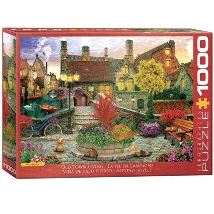 Dėlionė Gyvenimas mažame miestelyje 1000