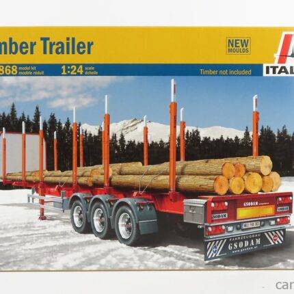 Klijuojamas plastikinis modelis Timber Trailer ITALERI 1/24