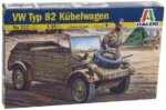 Klijuojamas plastikinis modelis Volkswagen Typ 82 Kübelwagen ITALERI 1/35