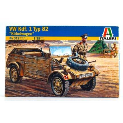 Klijuojamas plastikinis modelis Volkswagen Typ 82 Kübelwagen ITALERI 1/35
