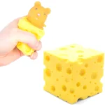 Antistresinis žaislas Pelė sūryje