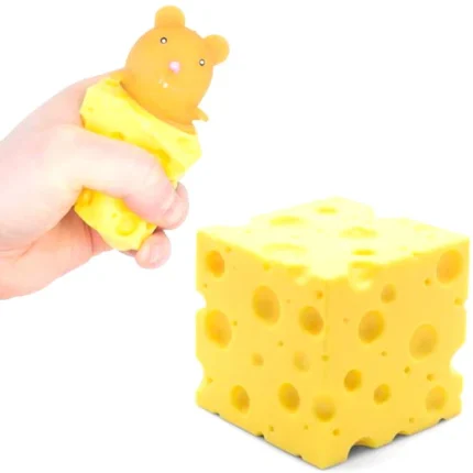 Antistresinis žaislas Pelė sūryje