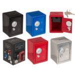 Metalinis seifas - taupyklė su raktu ir kodu