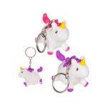 Metalinis raktų pakabukas Squeeze Unicorn