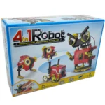 Motorizuotas robotų rinkinys 4in1