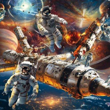 Dėlionė Nesvarumas kosmose 1000