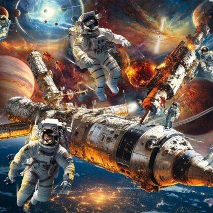 Dėlionė Nesvarumas kosmose 1000